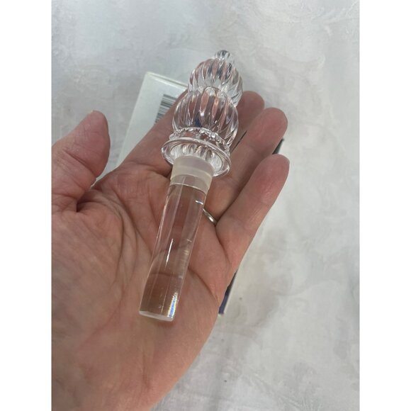 Mikasa Austrian Crystal Bottle Stopper Wine Cork 5” - Picture 2 of 3